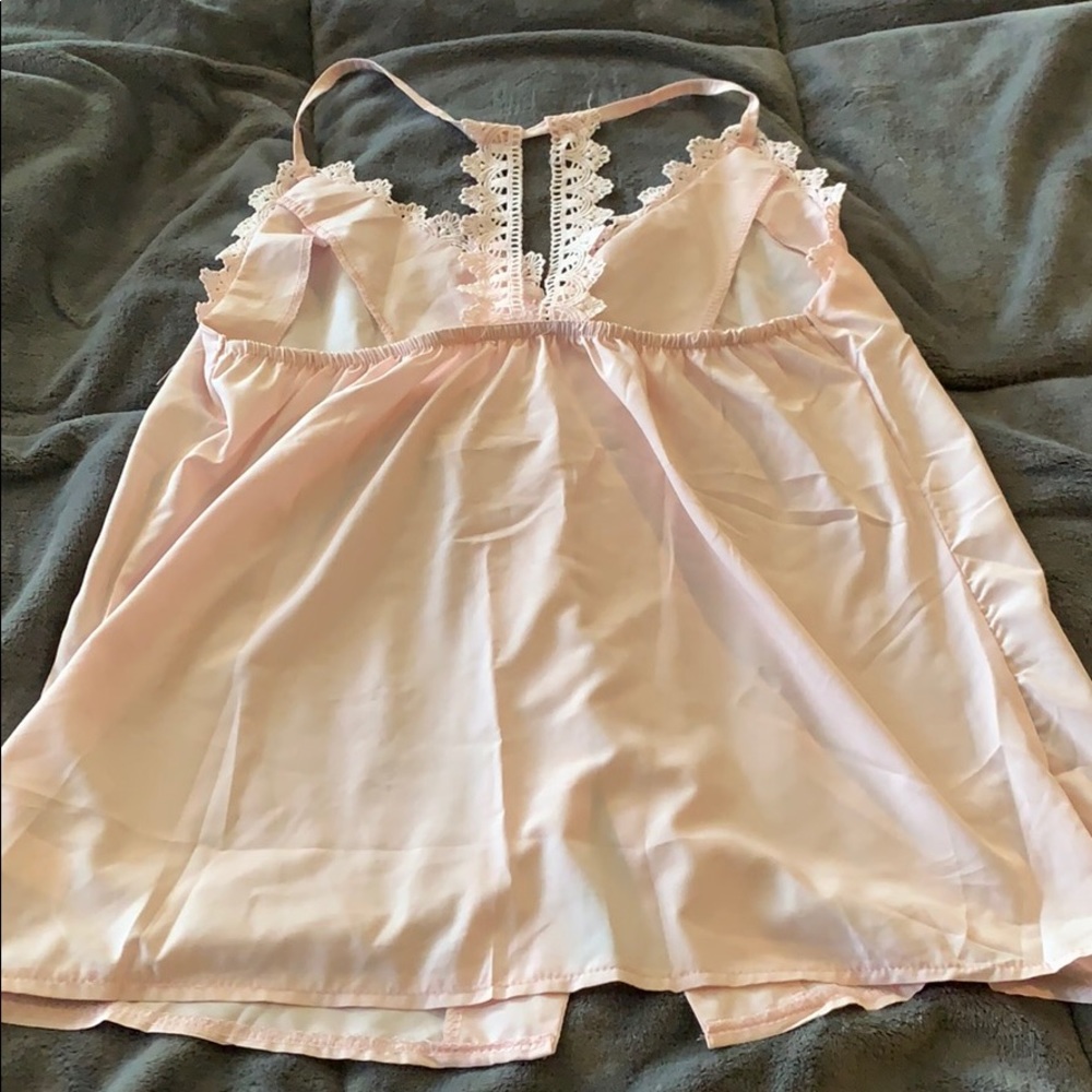NWOT Pale pink button up - Picture 4 of 4